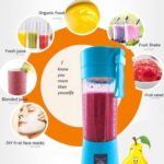 Portable Rechargeable 6 Blades Juicer Blender - Image 3