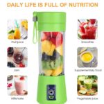 Portable Rechargeable 6 Blades Juicer Blender - Image 2