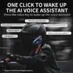 Y30 Motorcycle Helmet Headset LCD Display Bluetooth 5.4 Headphones - Image 11