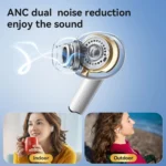 HOCO EW60 TWS Bluetooth 5.3 Wireless Earbuds - Image 4