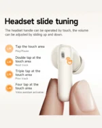 HOCO EQ22 Wireless ANC+ENC Bluetooth 5.4 Earbuds - Image 3