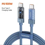 Toocki Type C to C Cable 100W PD 3.0 QC4.0 2m