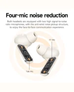 HOCO EQ22 Wireless ANC+ENC Bluetooth 5.4 Earbuds - Image 4