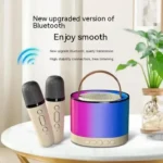 K52 Karaoke Bluetooth Speaker with 2 Wireless Mic - Image 4