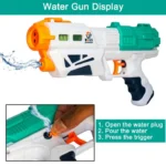 2 in 1 Water Shoot Magic Blaster Gun with 3 Bowling Pins & 6 Soft Ball - Image 5