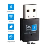SPEED-X ALFA W107 2-in-1 WiFi + Bluetooth 5.3 USB Adapter 300 Mbps - Image 4