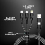 Interlink Powerline 3-in-1 Data Cable with Fast Charging - Image 3