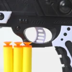Blow Gun Toy 2 in 1 Water Balls and Soft Bullets Blowing Gun - Image 7