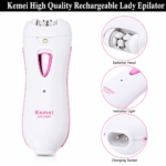 KEMEI KM-290R Lady Mini Washable Electric Hair Remover - Image 3