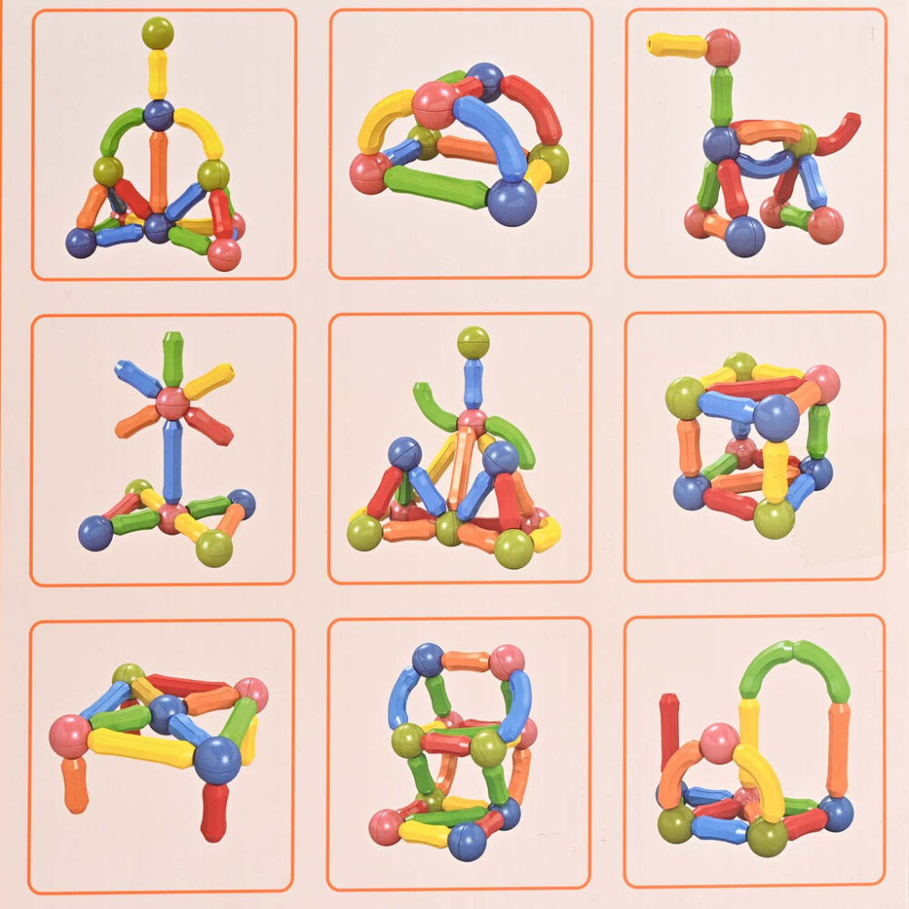 MAGNETIC STICK BUILDING BLOCKS SET 36 PCS
