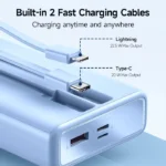 ROMOSS PAC10 Built-in Cable 10000mAh Power Bank (22.5W) - Image 4