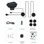 Y30 Motorcycle Helmet Headset LCD Display Bluetooth 5.4 Headphones - Image 7