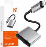 Mcdodo 2 in 1 Lightning - DC 3.5 & Lightning Audio Adaptor - Image 5