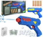 Blow Gun Toy 2 in 1 Water Balls and Soft Bullets Blowing Gun - Image 2