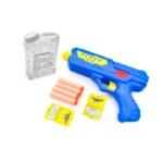 Blow Gun Toy 2 in 1 Water Balls and Soft Bullets Blowing Gun