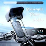 Remax RM-C53 Sunshade And Rainproof Cycling Quick Access Mobile Phone Holder - Image 3