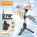 PLOKAMA Selfie Stick Live-K5 LED 700mm - Image 6