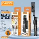PLOKAMA Selfie Stick Live-K5 LED 700mm