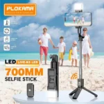 PLOKAMA Selfie Stick Live-K5 LED 700mm - Image 5