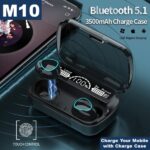 M10 TWS Wireless Bluetooth Earbuds USB-C - Image 3