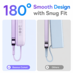 Baseus Comet 20000mAh 22.5W Dual-Cable Power Bank – White Color - Image 9