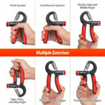 Adjustable Hand Grip Strengthener 5–60KG with Counter | Forearm & Wrist Exercise Trainer - Image 8