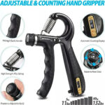 Adjustable Hand Grip Strengthener 5–60KG with Counter | Forearm & Wrist Exercise Trainer - Image 7
