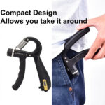 Adjustable Hand Grip Strengthener 5–60KG with Counter | Forearm & Wrist Exercise Trainer - Image 6