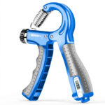 Adjustable Hand Grip Strengthener 5–60KG with Counter | Forearm & Wrist Exercise Trainer