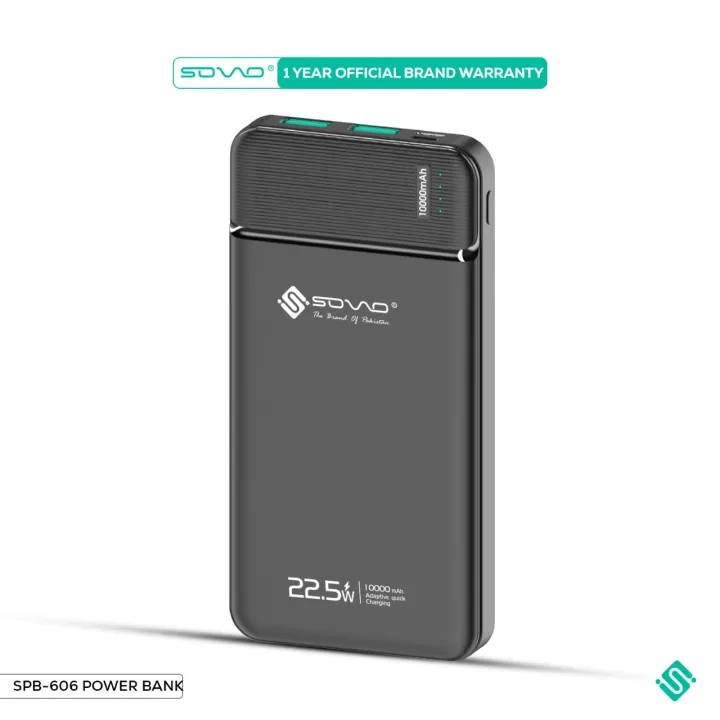 SOVO NOVA SPB-606 Power Bank (10000mAh, 22.5W)
